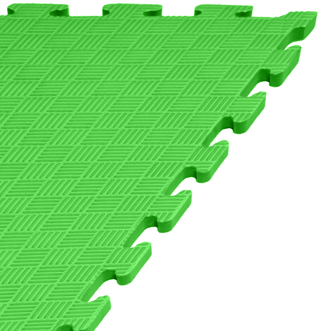 Foam floor puzzle mat 1,5cm (100x100cm) - Green