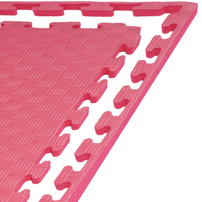 Foam floor puzzle mat 1,5cm (100x100cm) - Red